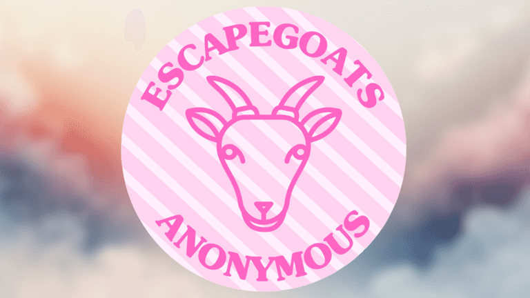 "Escapegoats Anonymous provides a healing space for estranged individuals to celebrate freedom, resilience, and community through unique online events."