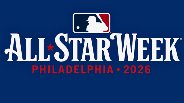 MLB All-Star Week Philadelphia 2026 logo on a blue background.