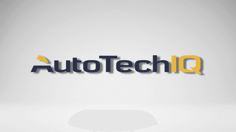 AutoTechIQ logo with modern design and sleek typography, featuring a yellow accent on the 'A' and 'IQ', set against a clean, minimalistic white background.