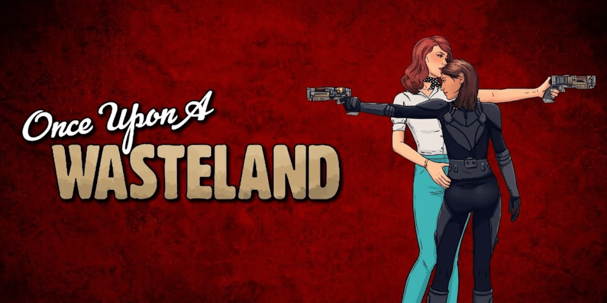 Two animated women in a post-apocalyptic setting, holding guns in defensive poses.