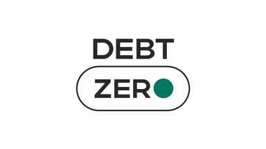 Debtzero logo representing AI-powered personalized debt repayment and financial freedom platform.