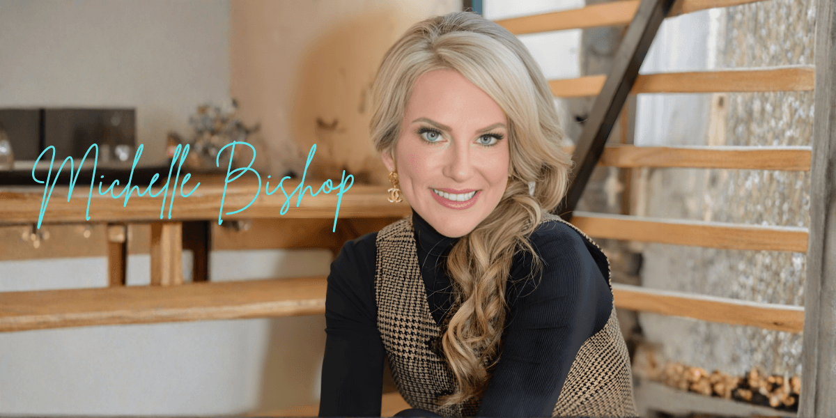 Michelle Bishop life coach leading empowerment business, helping women build confidence through coaching, community, and transformational personal growth programs.