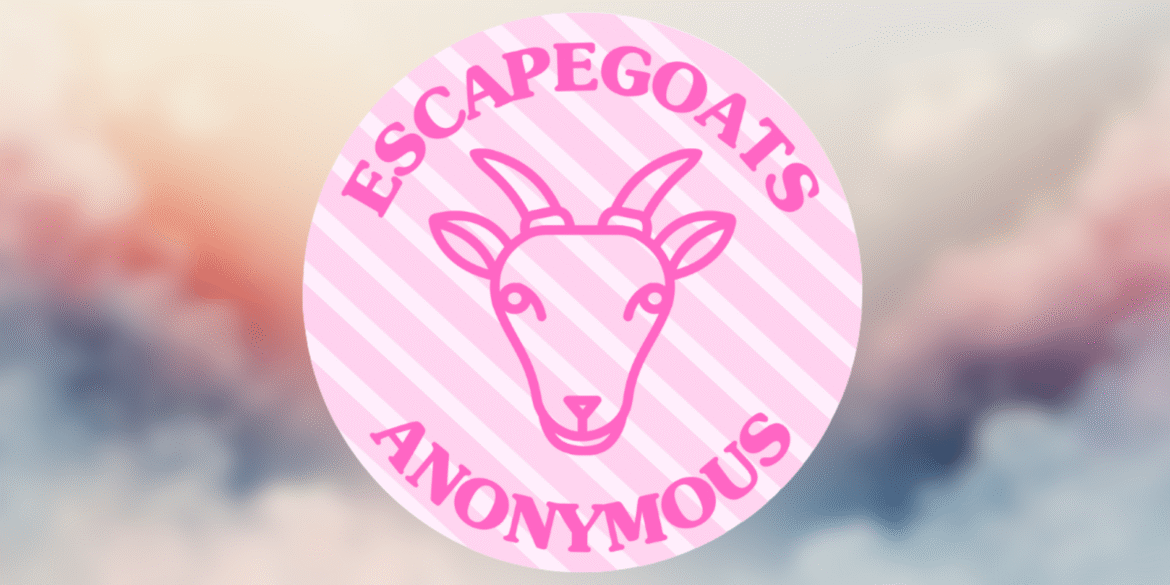 "Escapegoats Anonymous provides a healing space for estranged individuals to celebrate freedom, resilience, and community through unique online events."