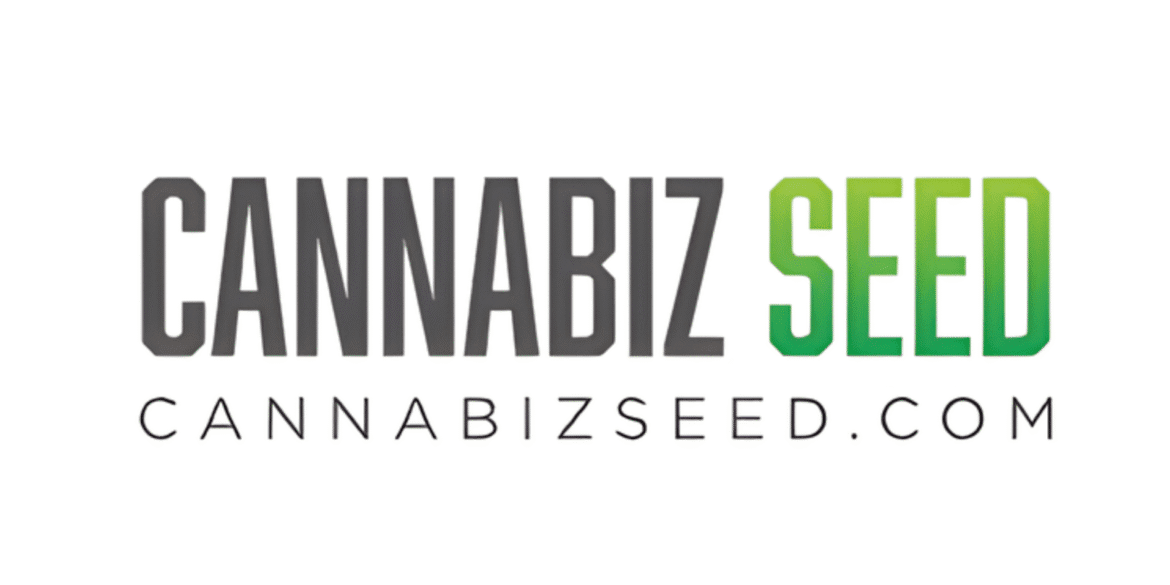 Cannabiz Seed logo, featuring a sleek, modern design with the company name and website.